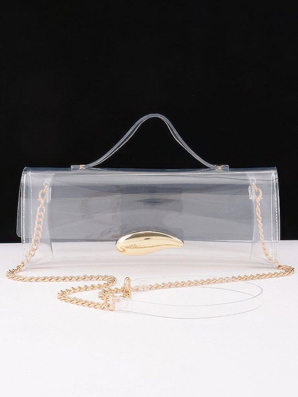Transparent Top Handle Bag